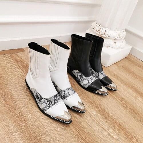 Zapatos De Mujer 2021 Winter Women Shoes Martin Boots Winter Retro Casual Short Boots Thick Soled Heel Plus Size 34-48 0211-2