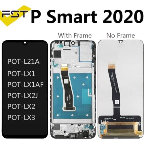 6.21 inch NEW For Hua wei P Smart 2020 POT-LX1A POT-L21A LCD Display Touch Screen Digitizer Assembly Replacement
