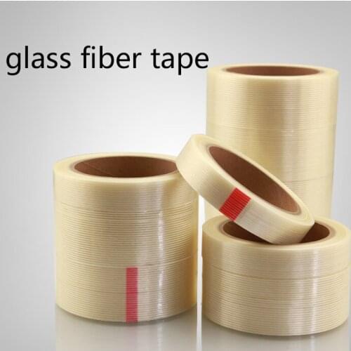 1pcs 15M 25M fiber tape strong glass fiber tape high temperature resistant non-marking single side stripe tape 10MM/20MM/30MM