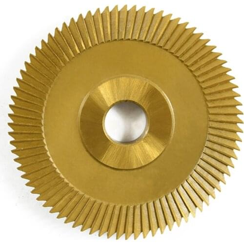 1Pc Titanium Coated Key Machine Cutter 70X7.3X12.7Mm 80T Hss Key Duplicate Machine Saw Blade for Cutting Keys Locksmith Tools
