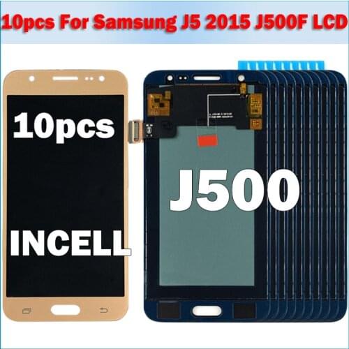 10 Piece/lot TFT BB Incell LCD For Samsung Galaxy J500 lcd J5 2015 J500Y J500M J500F LCD Display Touch Screen Digitizer Adjust