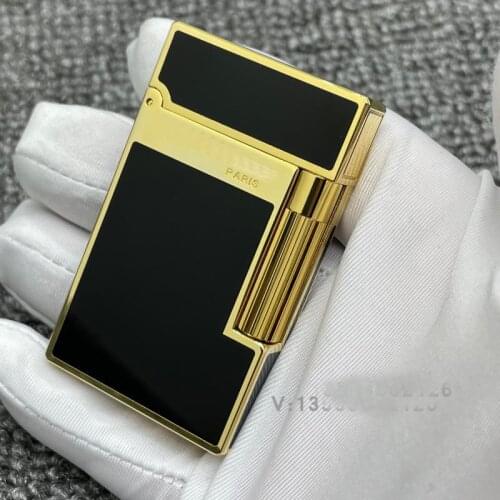 100% brand new retro DuPont bright sound lighter Seiko manufacture windproof copper body cigarette lighter with box