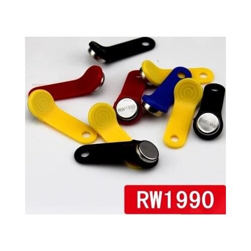 100pcs/lot rewritable RFID Touch Memory Key RW1990 iButton Copy Card Sauna Key clone duplicate