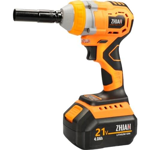 21V Brushless Cordless Electric Impact Wrench Socket Power Tools Lithium Battery Torque Wrench