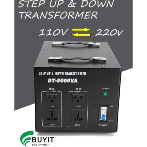220V-110V 5000VA Step up& down transformer for Heavy Duty Voltage Regulator Converter Power Transformer 220V auf 110V Converter