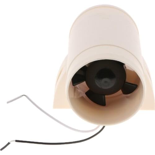 3" Inline Air Blower Boat Bilge Engine Galley Marine Ventilation Fan 12V 145CFM Corrosion Resistant Plastic For Boat Yacht RV