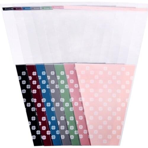 50 Pcs/lot Transparent Flower Packaging Mini Multi-bouquet Rose Bag Handicraft Materials Flower Products