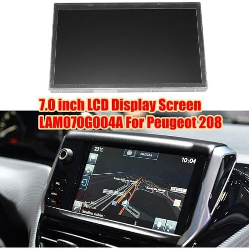 7.0 Inch LCD Display Screen LAM070G004A for Peugeot 208 Car Radio Navigation DVD Player
