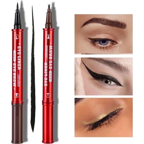 Black Eyeliner Pencil Waterproof Eye Liner Pen Long-lasting Quick Dry Sweatproof Professional Eye Makeup Women Cosmetics TSLM2