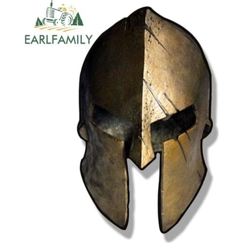 EARLFAMILY 13cm x 7.8cm Sticker Decal Tuning Car Motorcycles Biker Spartan Molon Labe Warrior Helmet Car Stickers