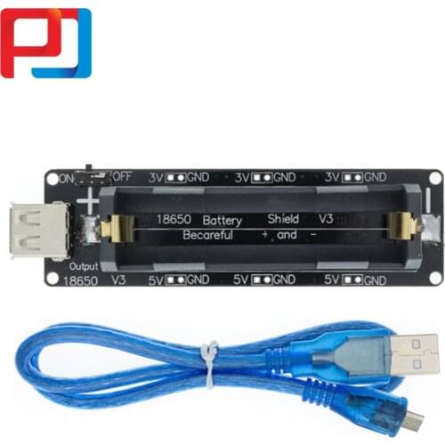 ESP32 ESP32S For Wemos For Raspberry 18650 Battery Charge Shield Board PULAR V3 Micro USB Port Type-A USB For Arduino Charge