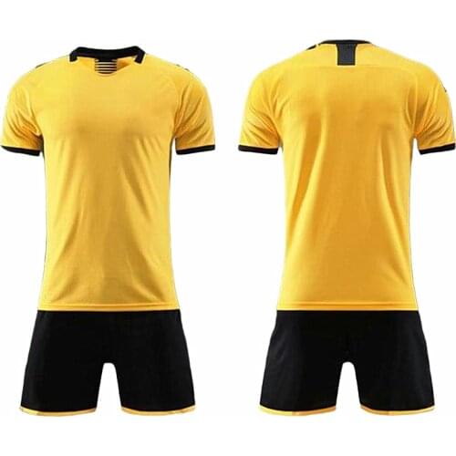 Blank Adult and Kids survetement football jersey Shirts+shorts Two Pieces Fashion Tracksuit Uniform 19/20 Soccer jerseys Sets