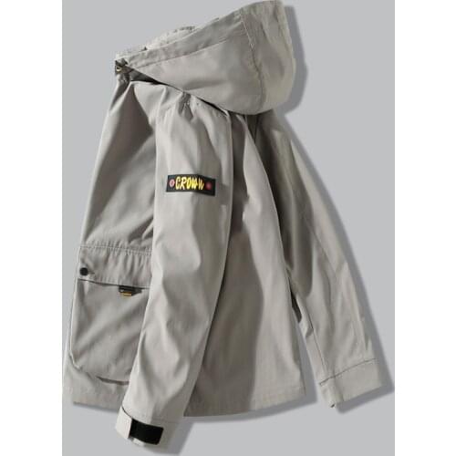 8XL 7XL Super large size 2020 New Spring Autumn Bomber Jacket Men Casual Windbreaker Zipper Hooded Coat Outwear Male Jacket