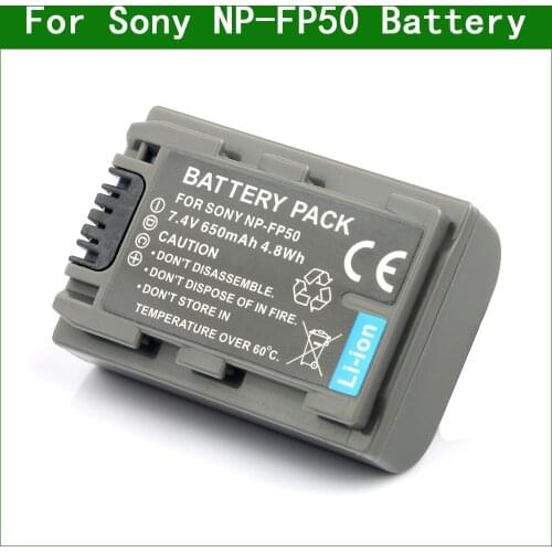 LANFULANG NP-FP50 NP FP50 NPFP50 Camera Digital Battery for Sony DCR HC40 HC41 HC42 HC46 SR80 NP FP30 FP51 FP70 FP71 FP90 FP91