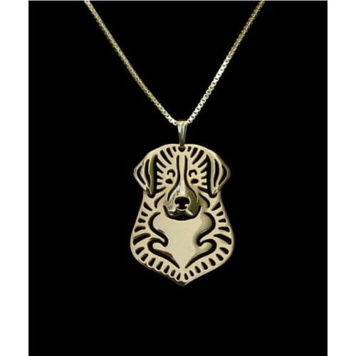 Best gift Hollow Pet Pendant Bernese Mountain dog Necklace for women cute charm christmas gift fashion pretty jewelry