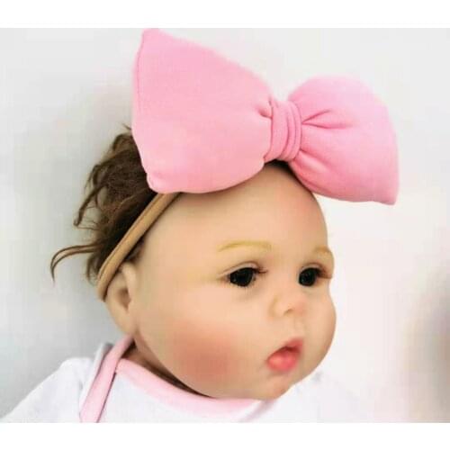 Newborn Baby Cute Bowknot Headband Baby Safety Protective Soft Comfortable Head Security&Protection Adjustable