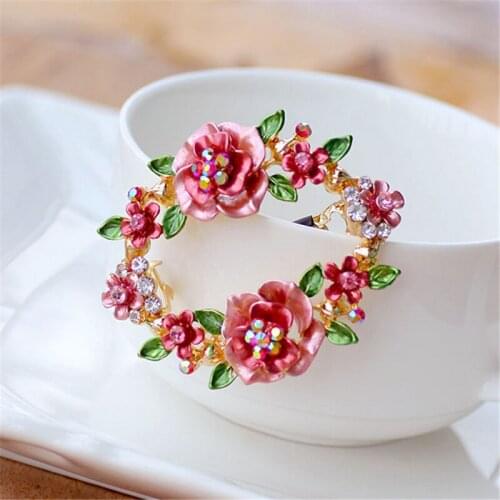 Fashion Ornaments Multicolor Enamel Flower Barrettes For Women Hair Jewelry Gold Color Hair Clip Bride Wedding Hair Accessories