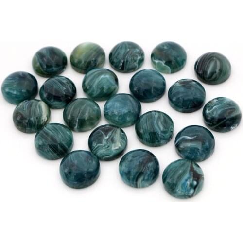 New New New! 40pcs/Lot 12mm Marble Colors Flat back Resin Imitation Marble Cabochons Fit 12mm Cameo Base Cabochons Z6-10