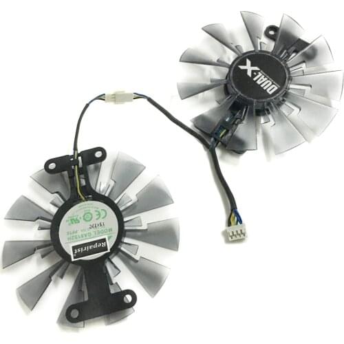 2pcs/set GA91S2H R7 360/460 GPU Graphics cards cooler VGA fan For Sapphire R7 360 R7 460 AMP Video Card cooling