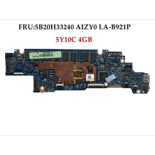 Original 5B20H33240 for Lenovo Yoga 3 11 Laptop motherboard AIZY0 LA-B921P 5Y10C 4GB RAM 100% Fully Tested