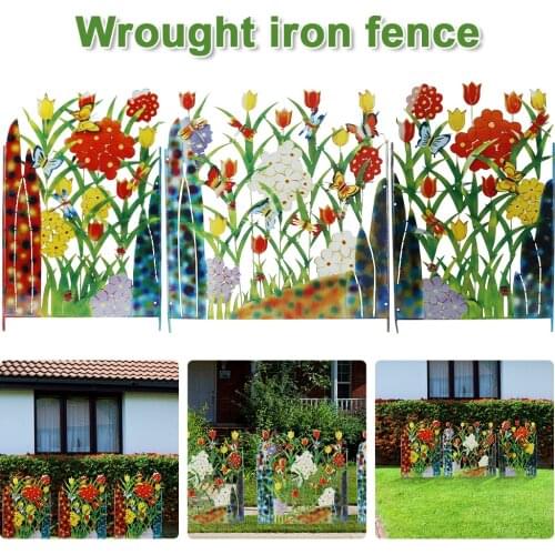 Pastoral Wooden Garden Wall Fence Panel Plant Climb Trellis Support Decorative Garden Fence for Home Yard Garden Decoration