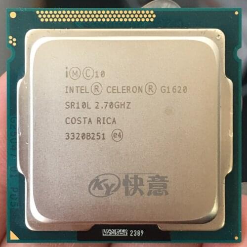 Intel Celeron Processor G1620 CPU (2M Cache, 2.70 GHz) Dual-Core LGA 1155 100% working properly Desktop Processor Free Shipping