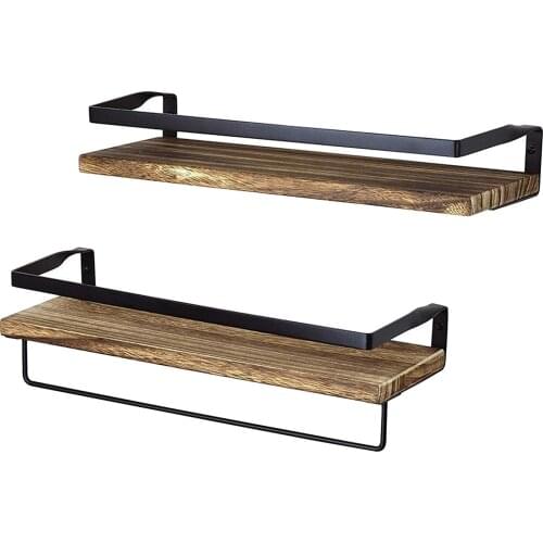 Sturdy Wall Storage Shelves Bedroom Floating Shelf Display Bottles Rack