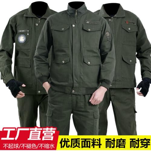 Wear work clothes suit mens autumn/winter suit welding the spring and autumn period and the labor insurance clothing