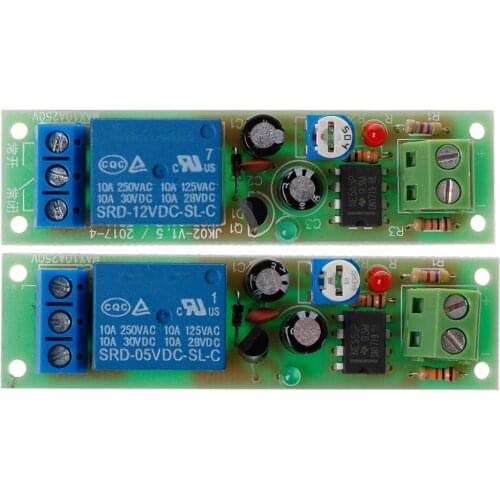 NE555 Relay DC 12V Timer Adjustable Delay Turn Off ON Switch Time Relay Module