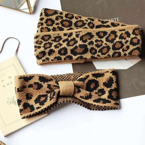 Wide Headband Winter Leopard Trend Warmer Hair Bands Hairband Women Wrap Turban