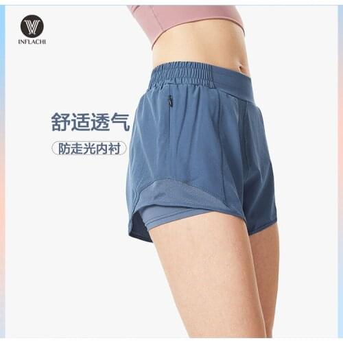 Yoga Shorts Women New Summer Sports Shorts Female Zipper Running Pantalones Cortos De Mujer