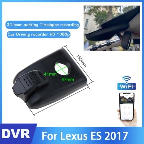Car DVR Driving Video Recorder Car Front Hidden Dash Camera - For Lexus ES 2017 For iPhone Android APP Control Function