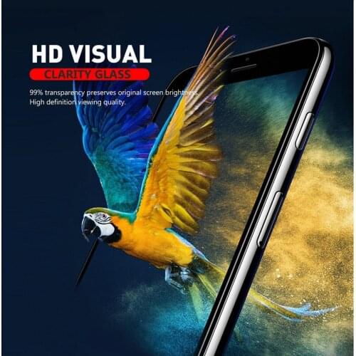 Senior 5D Full Cover Tempered Glass Screen Protector for iPhone X Xs Max Xr 8 7 6 Plus 50pcs no retail packaging