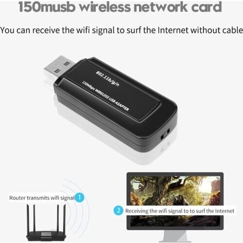 Kebidu RaLink RT3070 150Mbps Mini Wireless WiFi Network Card 802.11n WiFi Adapter Wi Fi Dongle USB 2.0 for Windows