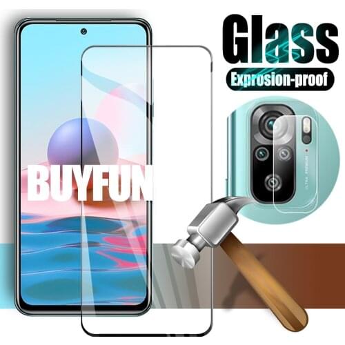 Safety Glass For Redmi Note 10 Pro Protective Tempered Glasses Full Cover Camera Film For Xiaomi Redmy Note10 Pro 10Pro 10s HD