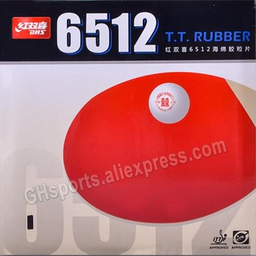 2020 New DHS 6512 Classic Table Tennis Rubber (Allround Type) Original DHS 6512 Ping Pong Sponge