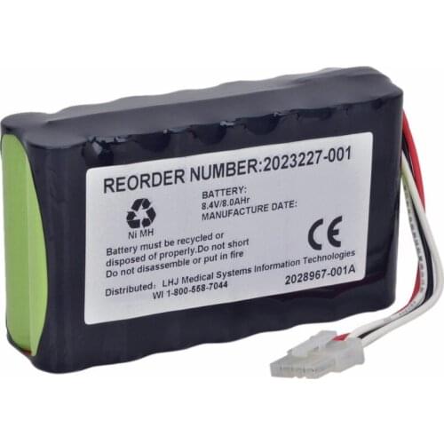 Tops 8000mAH News OTDR Battery for GE DASH2500 DASH 2500 DASH 1800 DASH1800 N1082 2023852-029 N1082 AMED2250 1800 2023227-001