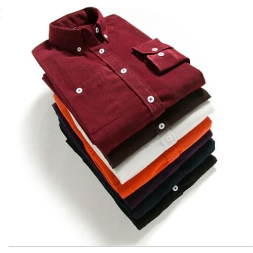 Ailhclxy&fuyi Mens Corduroy Shirts