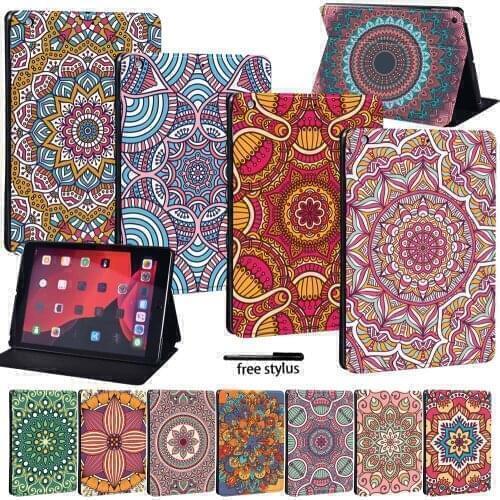 Printing Tablet Case for Apple Ipad 8 2020 8th Generation Scratch Resistant PU Leather Case Stand Tablet Case Cover
