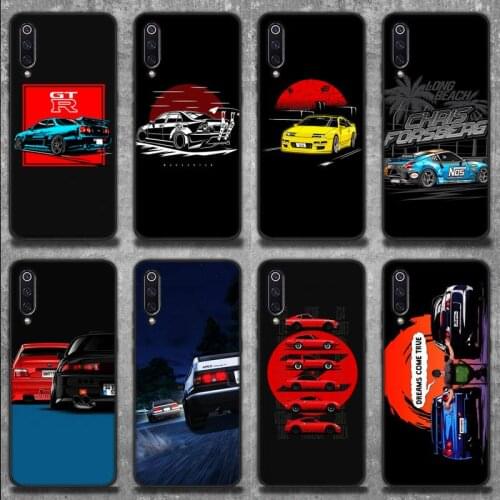 Riccu Tokyo Jdm drift car Phone Case for Xiaomi 6 6plus 6X 8 9SE 10 Pro mix 2 3 2s MAX2 note 10 lite Pocophone F1