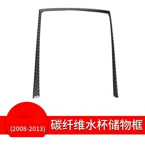 For BMW e70 e71 carbon fiber x5 x6 Water cup storage box Interior Accessories Automotive Interior Stickers