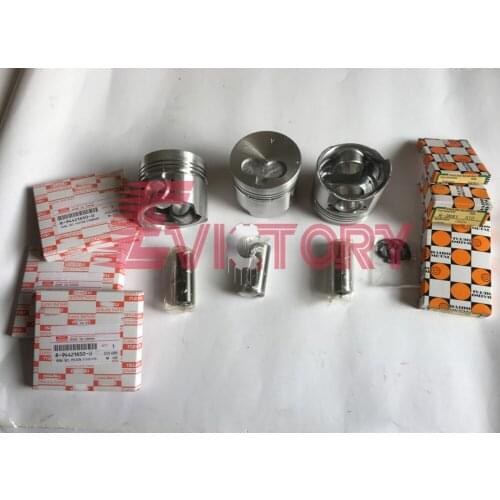 For HITACHI excavator ISUZU 3KR1 rebuild overhaul gasket bearing piston ring set