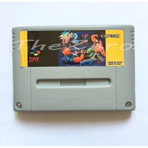 Final Fight 2 Video Game for 16 bit Super Game Card Console Cartridge Card for 46 pin EUR PAL Version Game Player