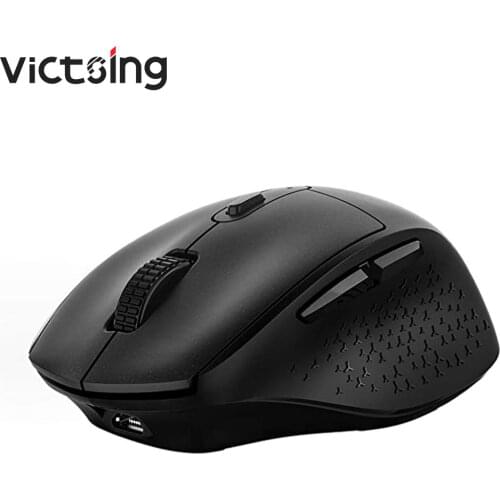 VicTsing PC262 2.4G Wireless Mouse Rechargeable Mouse Silent Noiseless Mice Adjustable 2400DPI 6 Buttons For Computer Laptop PC