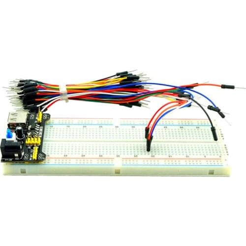 Raspberry Pi 3 Bread Board kits MB-102 Solderless Prototype Breadboard + Universal Breadboard Power Module + 65 Jumper Wires