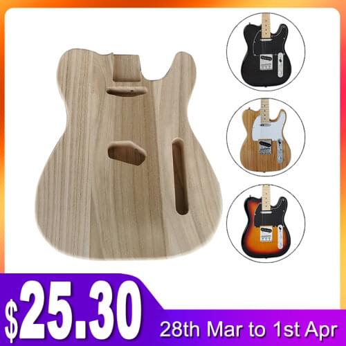 Unfinished Electric Guitar Body for TL Style DIY Electric Guitar Body Parts