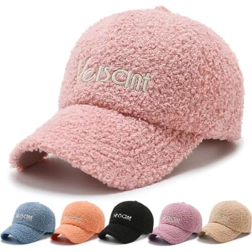 Autumn Adjustable Baseball Thicken Cotton Casual Wool Sun Hat for Girl Cap Womens Winter Keep Warm Hats Laydies Snapback Cap