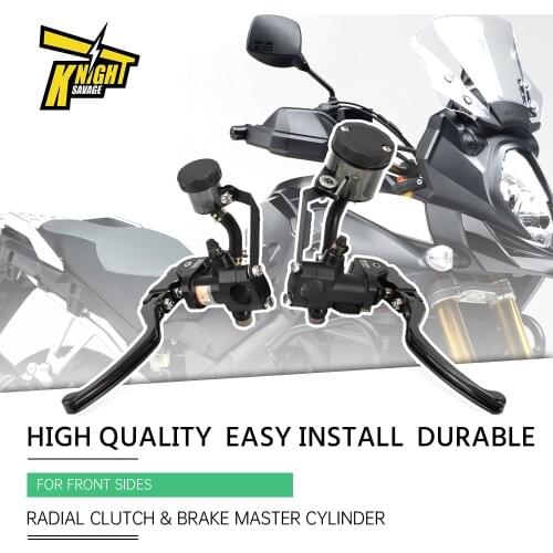 Radial Clutch Brake Master Cylinder For SUZUKI SV 1000 GSX 1200 N S BANDIT 1250 FA 1400 DL GSF With Oil Tank Cup CNC Left Right