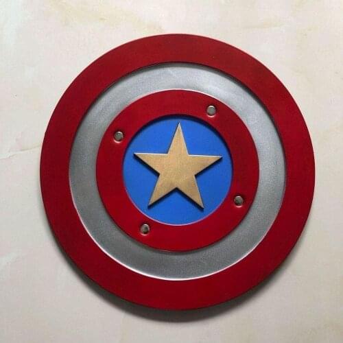 1:1 Super hero Shield Cosplay Prop Halloween superhero Cosplay props Party Decoration Model Toy 44cm
