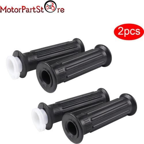 Motorcycle Throttle Grips W/ Cable Tube Sleeve for Yamaha PW80 Y-Zinger MX100 MX80 AT1 CS3 CT1 DS5 DT100 DT1 DT125 DT175 DT2